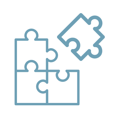 Puzzlestück wird eingefügt